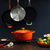 Panela Risotto Signature Laranja 30cm Le Creuset - Ela Decora